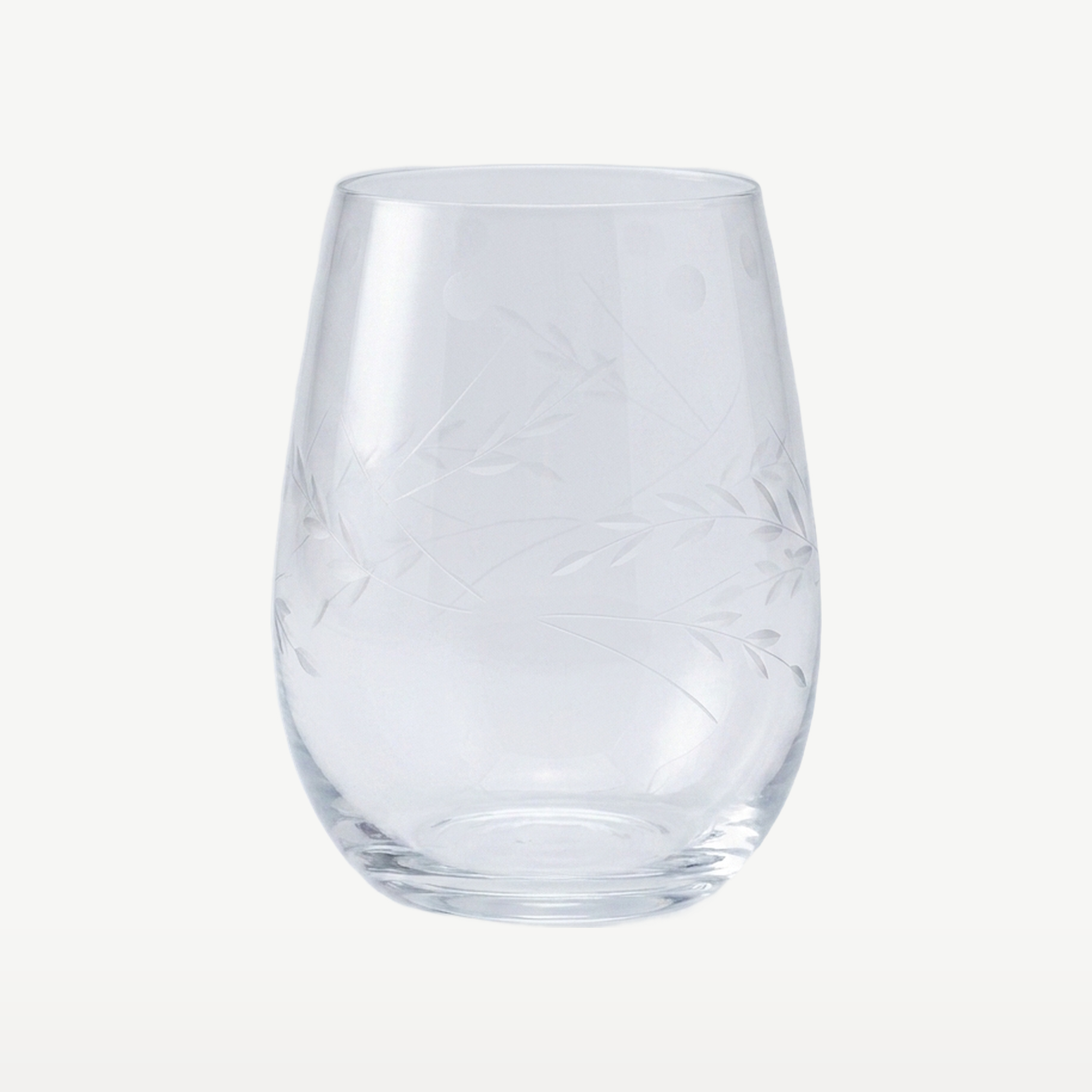 J-Line Waterglas Gegraveerd Transparant - Glazen.nl