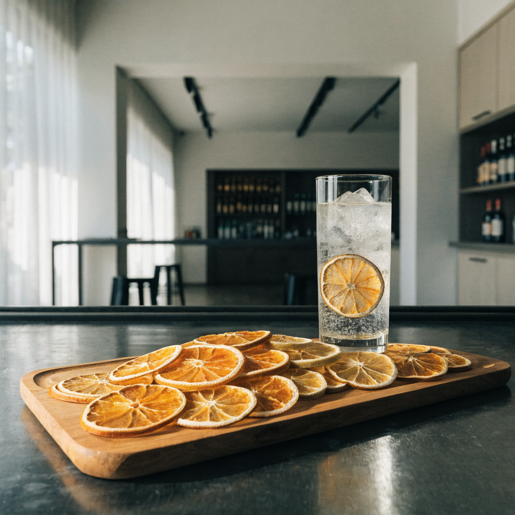 Dried garnish