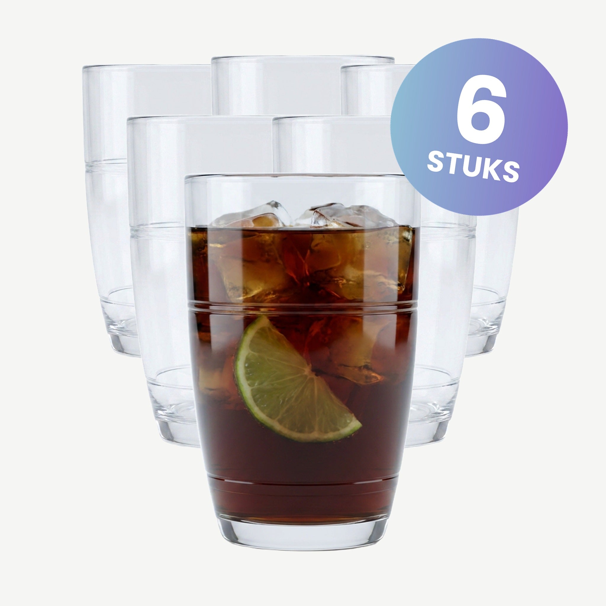 Duralex Gigogne Tumbler 36 Cl - set van 6 glazen