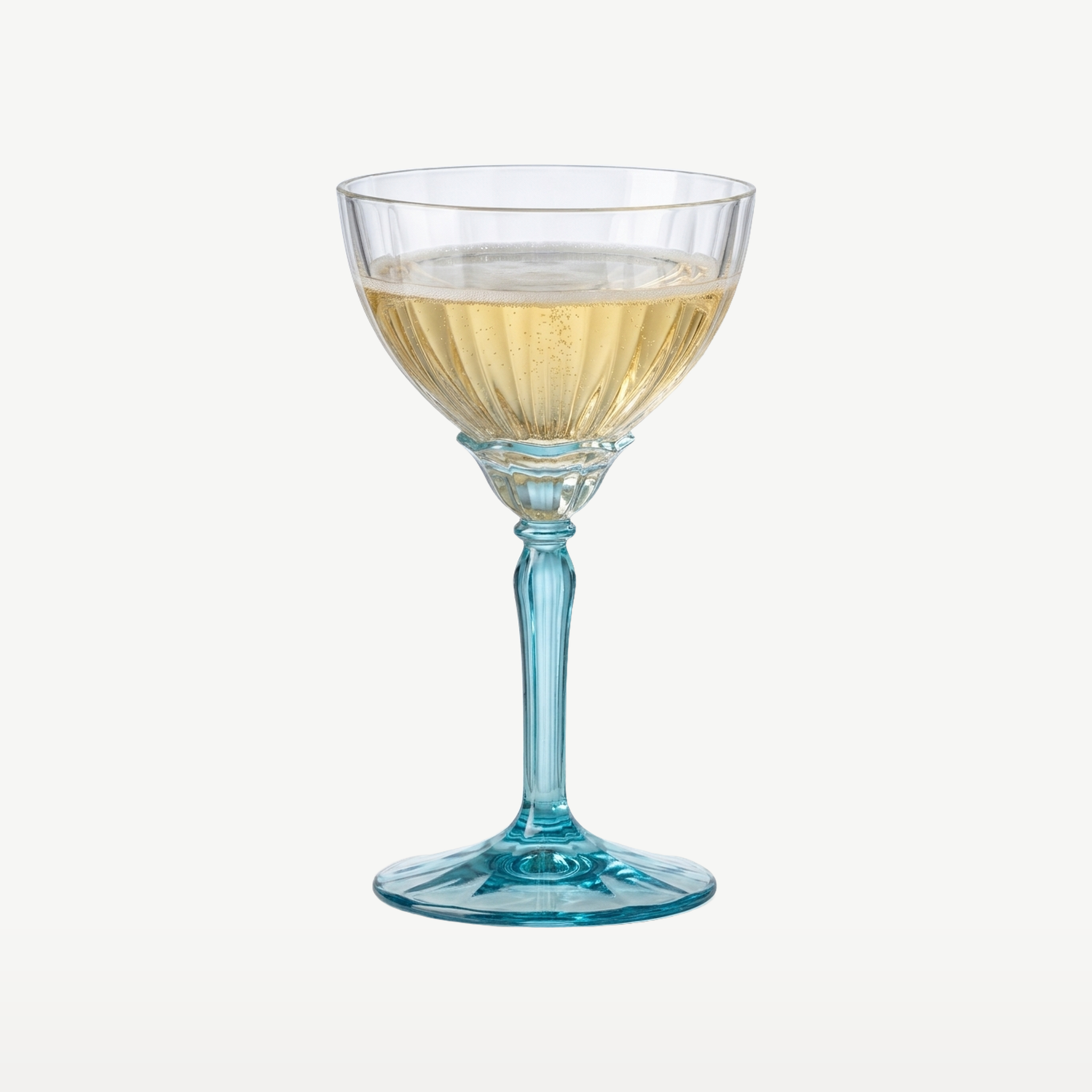 Bormioli Rocco Florian Champagneglas / Coupe 24 Cl Licht Blauw - 4 Stuks - Glazen.nl