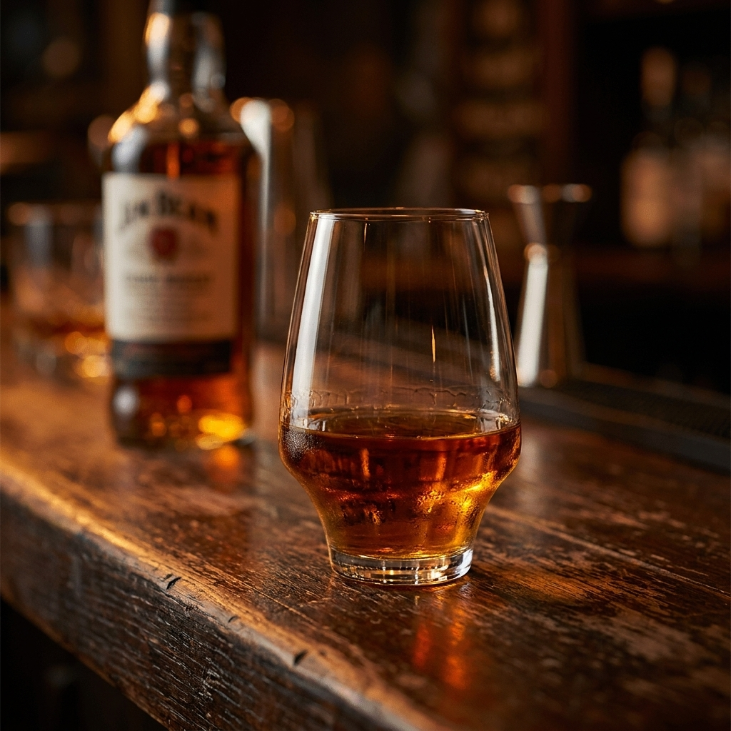 Chef & Sommelier Open Up tumbler 35 cl met whisky op donkere bar