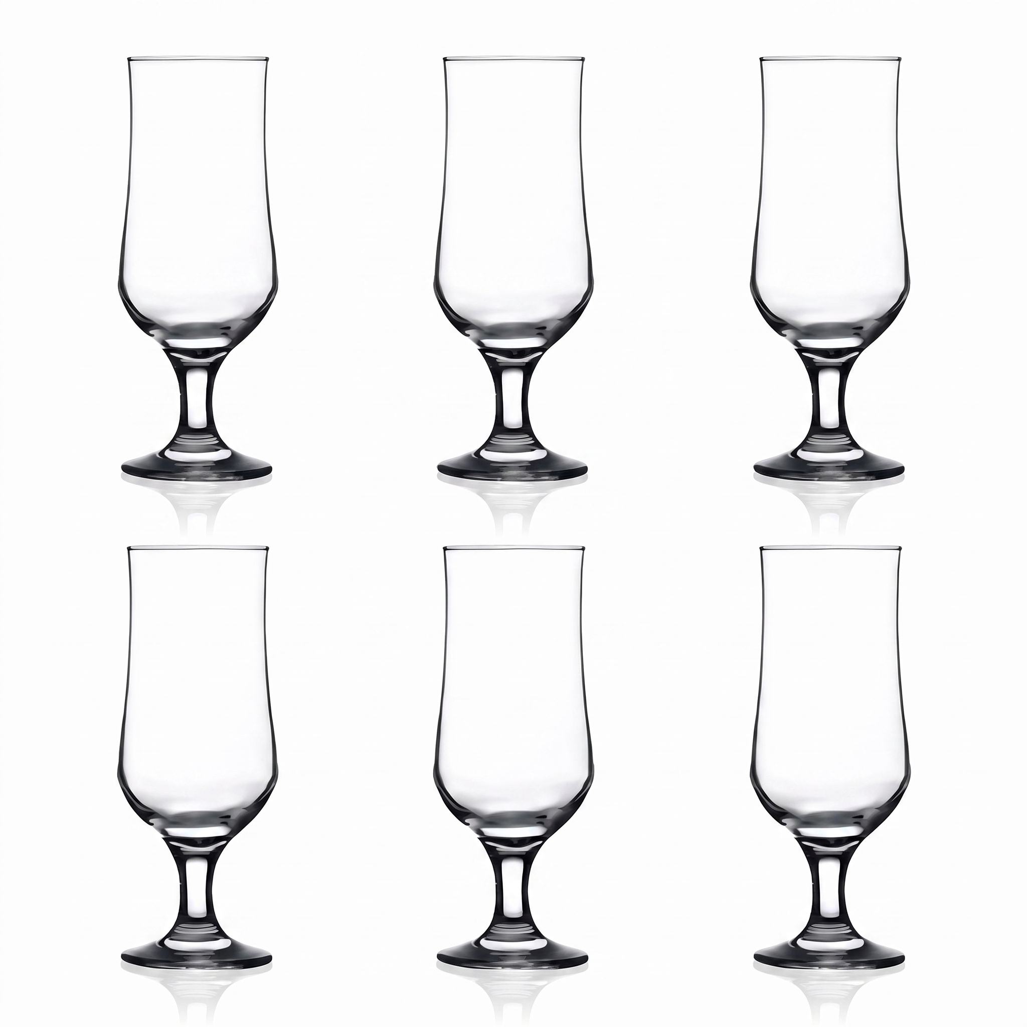 Pasabahce Tulipe Bierglas Op Voet 38,5 Cl set van 6