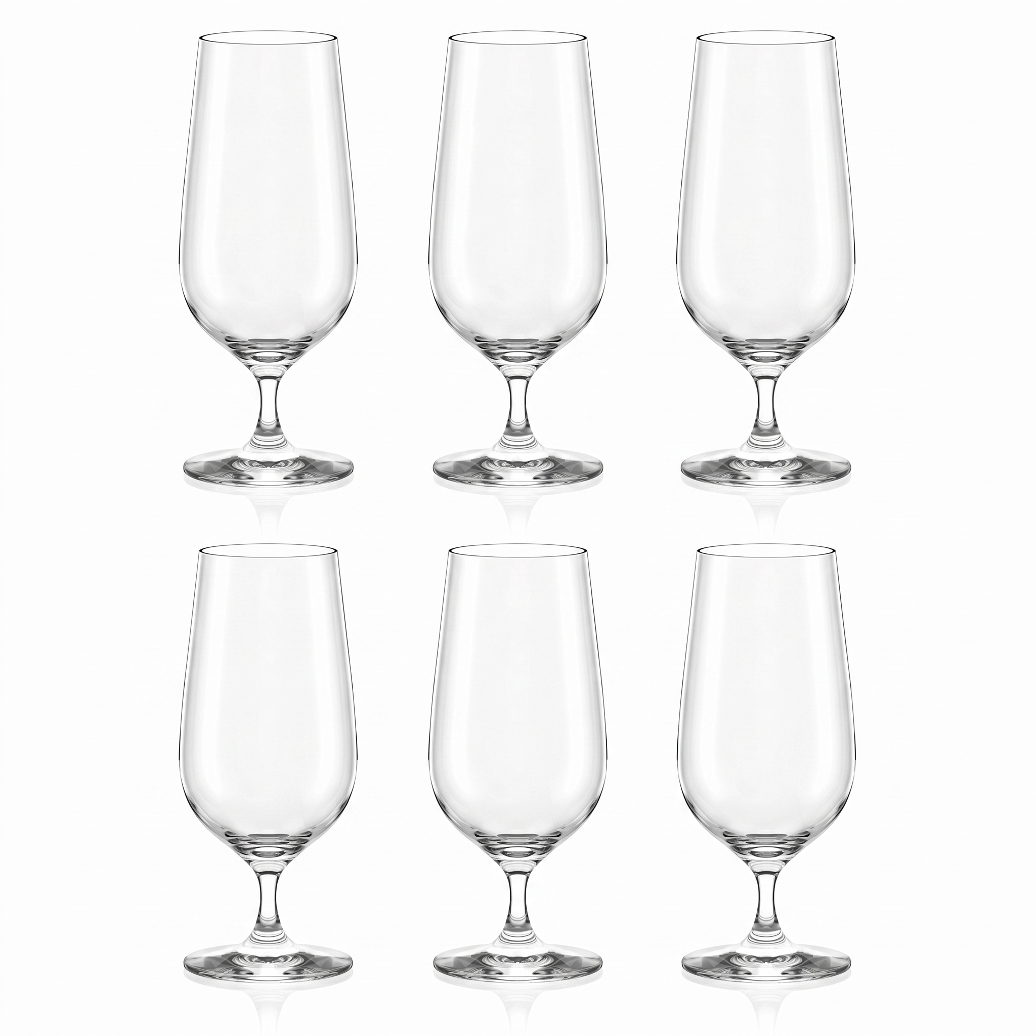 Stölzle Lausitz Berlin bierglas op voet 39 cl set van 6