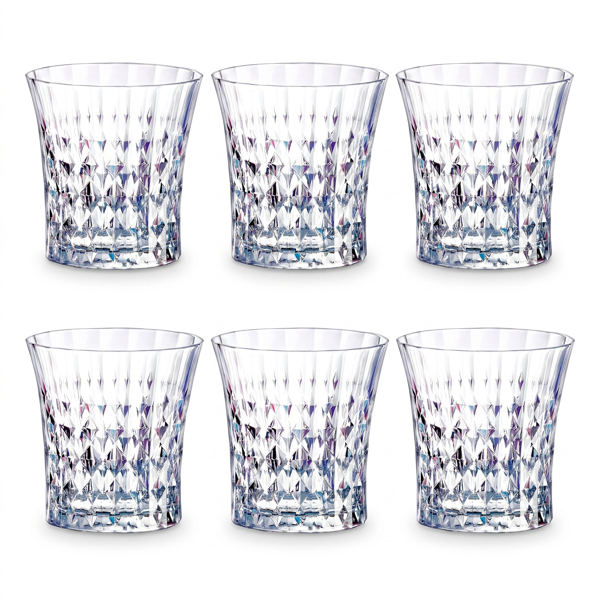 Eclat Lady Diamond Tumbler 27 Cl - 6 Stuks - Glazen.nl