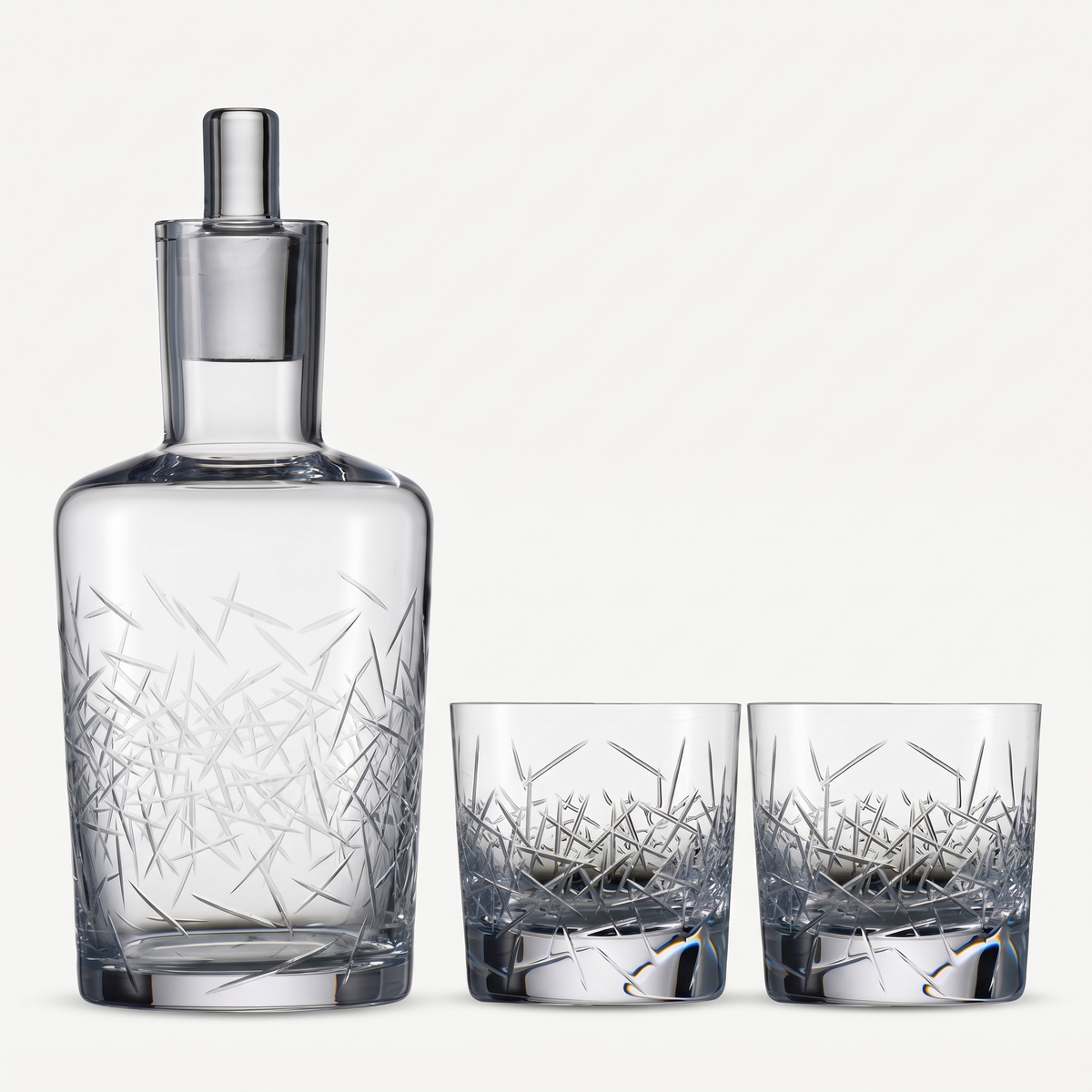 Zwiesel Glas Bar Premium No. 3 whiskyset met lege karaf en twee tumblers