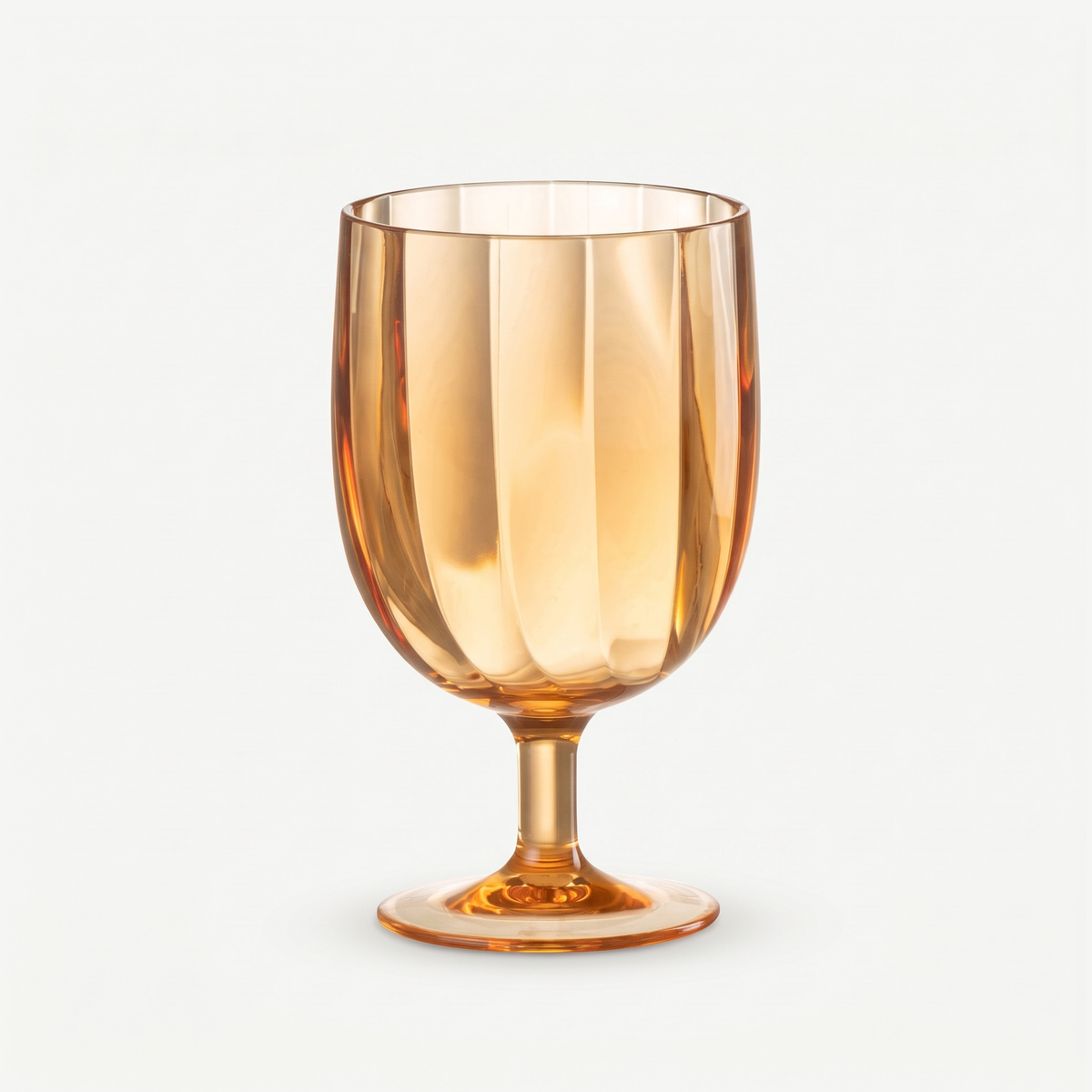 J-Line Wijnglas 31 Cl Onbreekbaar Oranje - 6 Stuks leeg