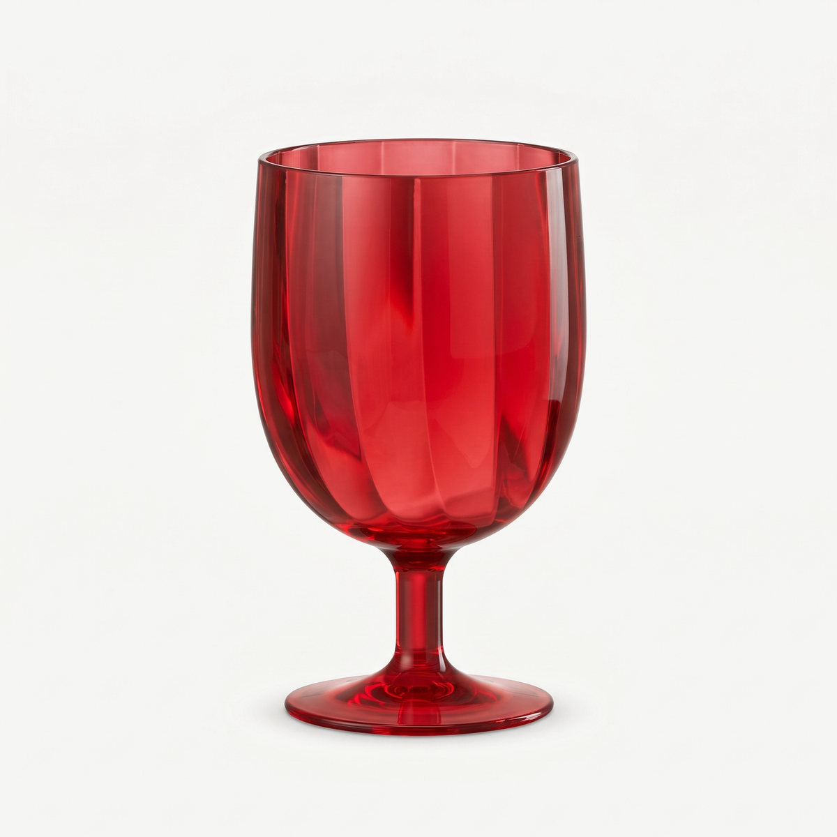 J-Line Wijnglas 31 Cl Onbreekbaar Rood - 6 Stuks leeg