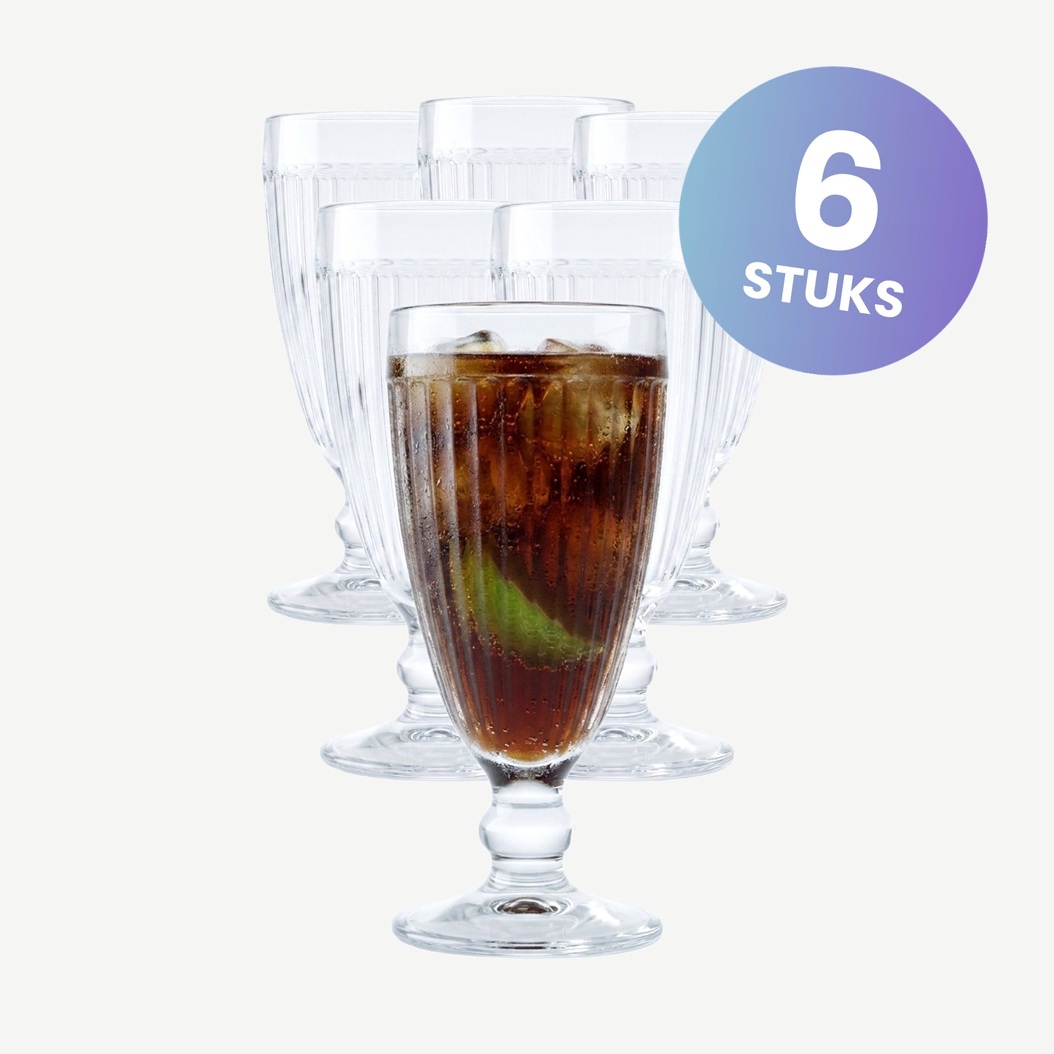 La Rochère Antillaise Ijsglas 29 cl - set van 6 glazen