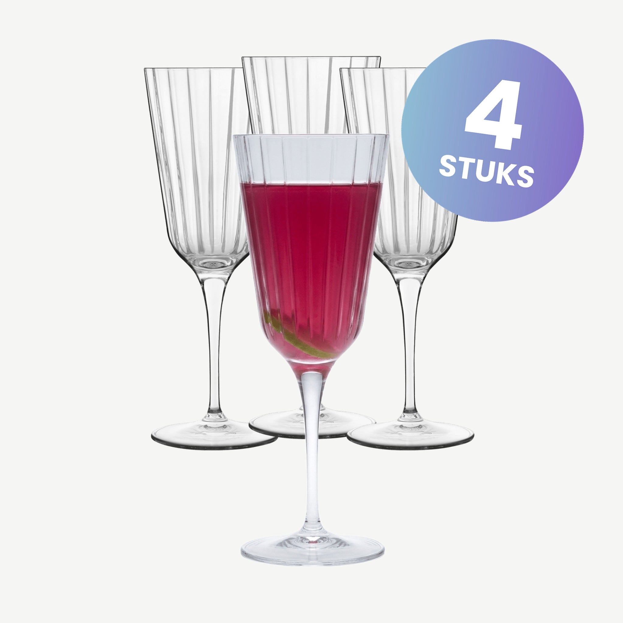 Luigi Bormioli Bach Cocktailglas 25 Cl Vintage Cocktail - set van 4 glazen