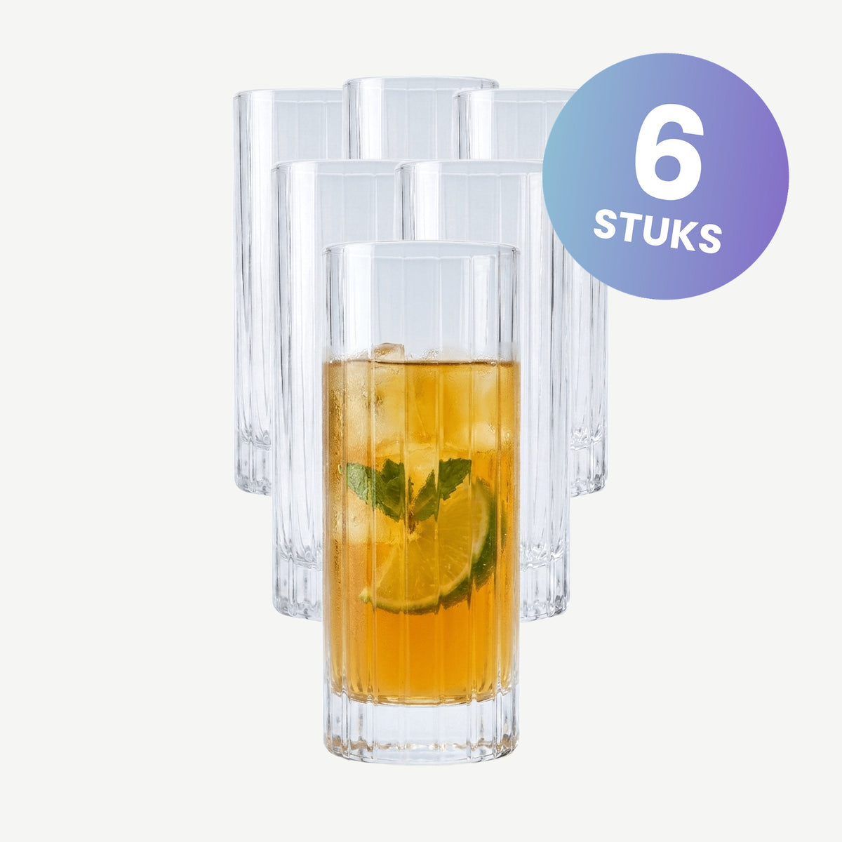 Luigi Bormioli Bach Longdrinkglas Fh 36 Cl - set van 6 glazen