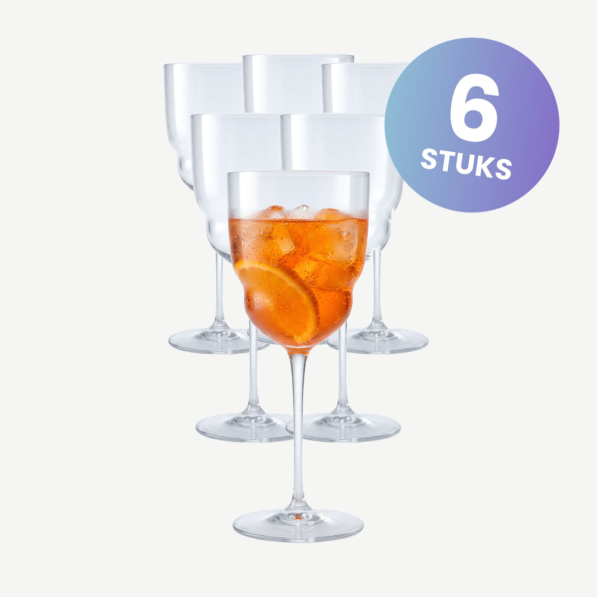 Luigi Bormioli Backdoor 20'S Cocktailglas 32 Cl Barracuda - set van 6 glazen