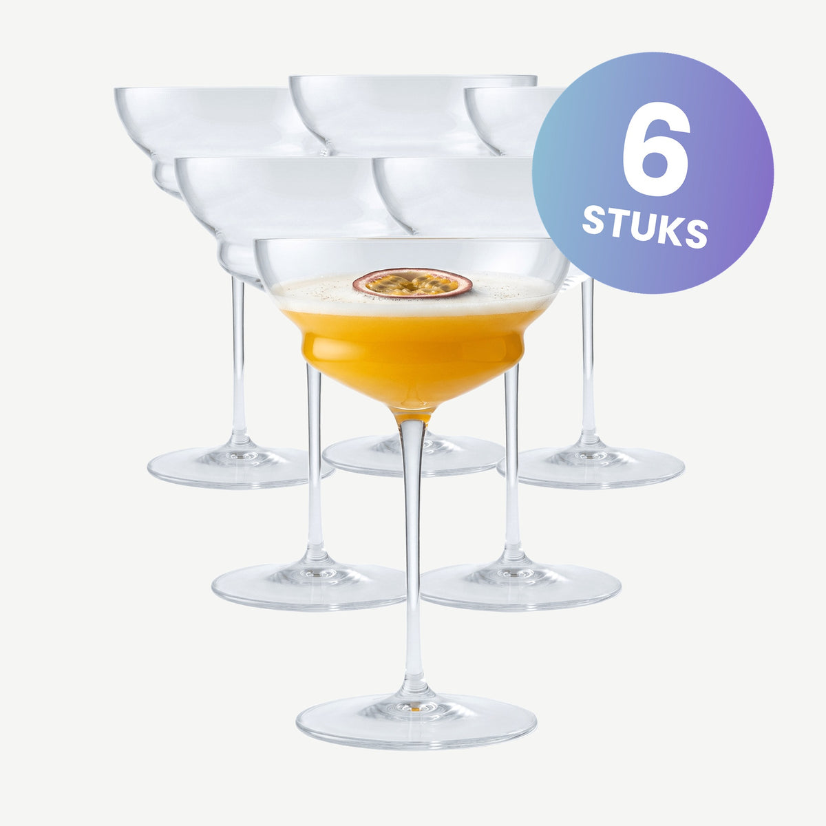 Luigi Bormioli Backdoor'20S Cocktailglas 25 Cl Hemingway Special - set van 6 glazen