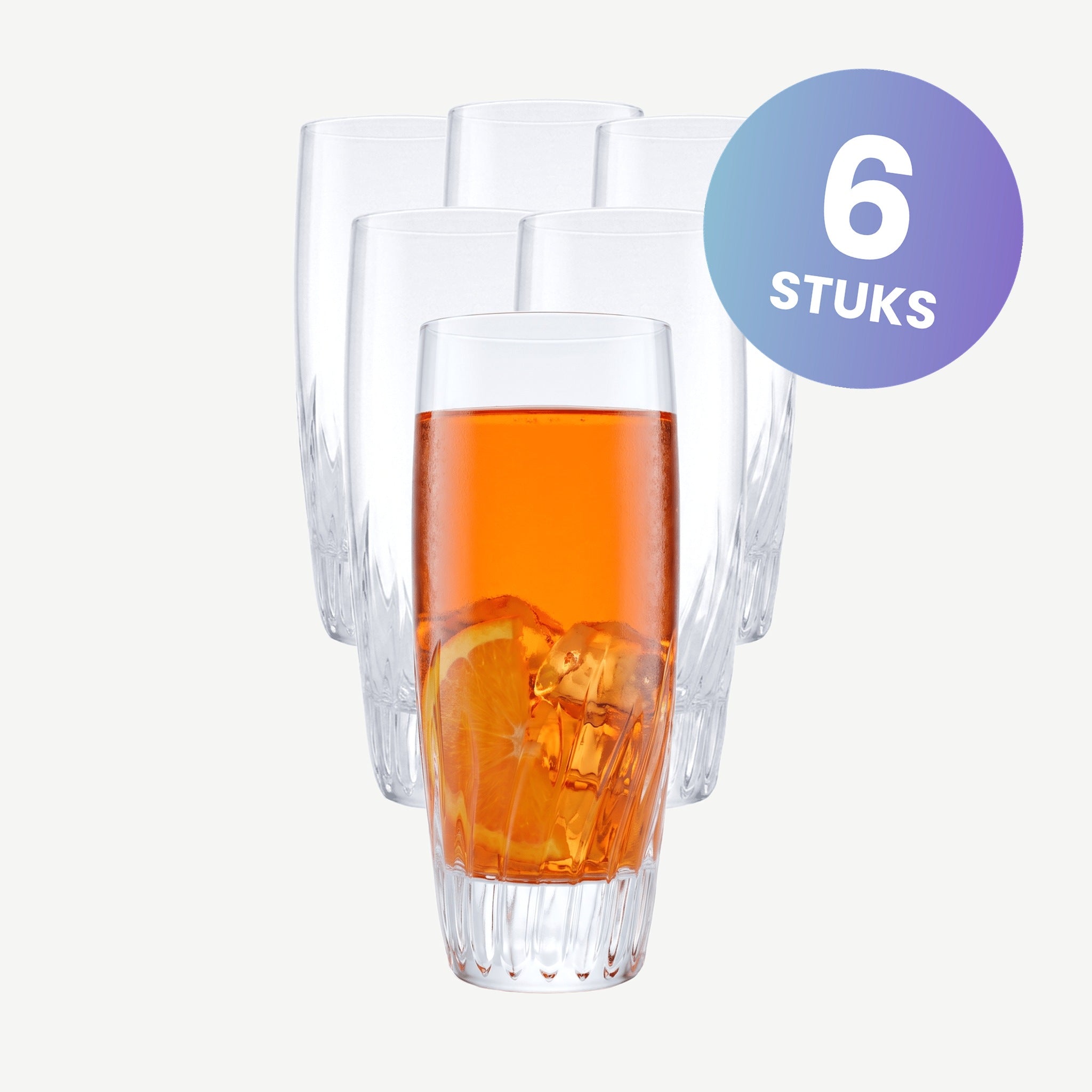 Luigi Bormioli Incanto Longdrikglas Fh 43,5 Cl - set van 6 glazen