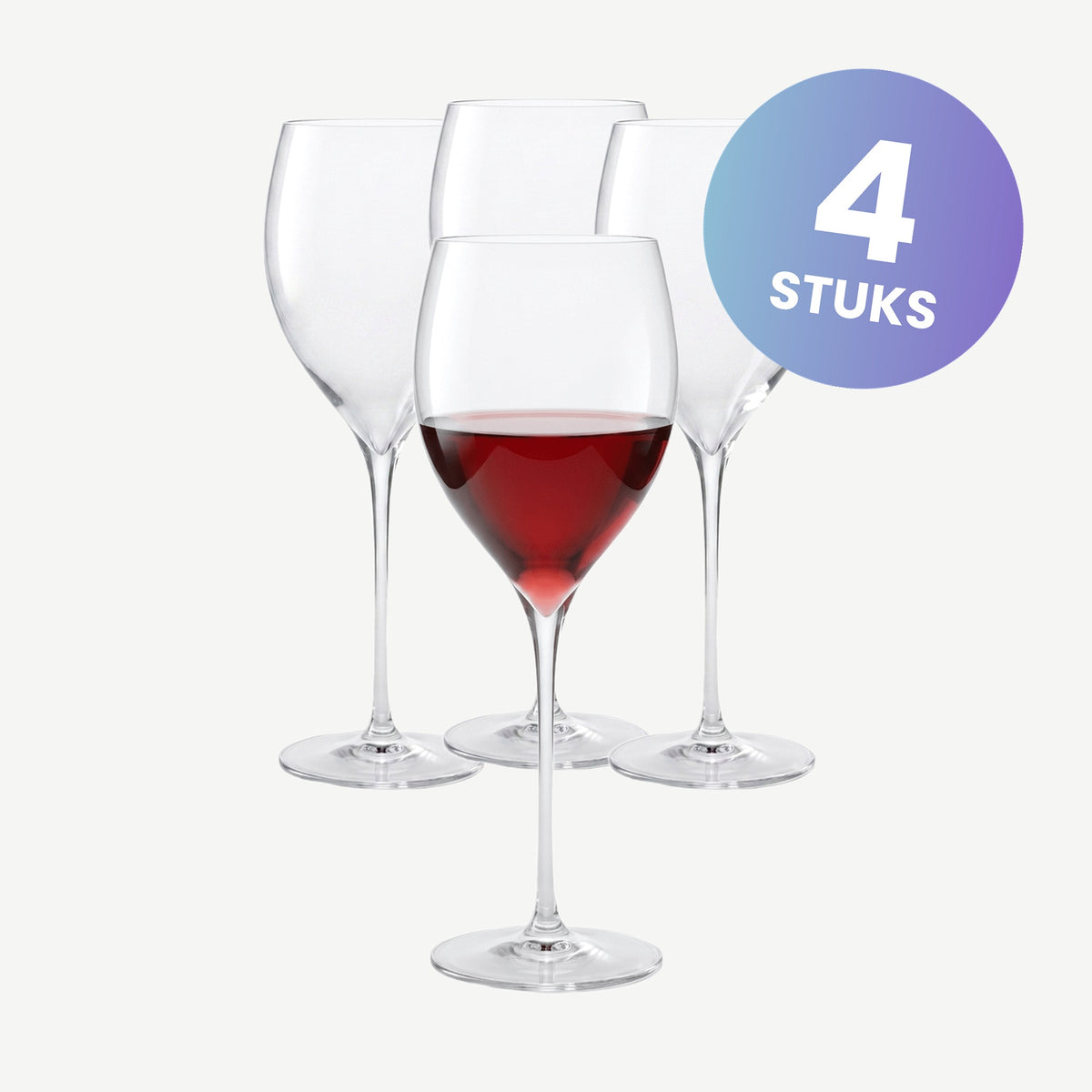 Luigi Bormioli Magnifico Wijnglas Medium 46 Cl - set van 4 glazen