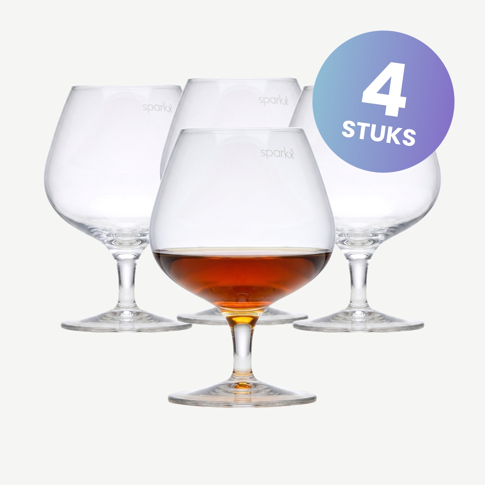 Luigi Bormioli Michelangelo Cognacglas 39,5 Cl - set van 4 glazen