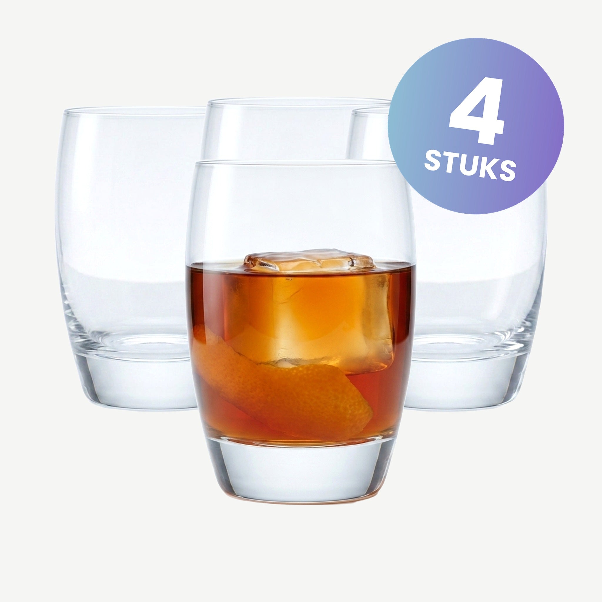 Luigi Bormioli Michelangelo Master Tumbler 26,5 Cl - set van 4 glazen