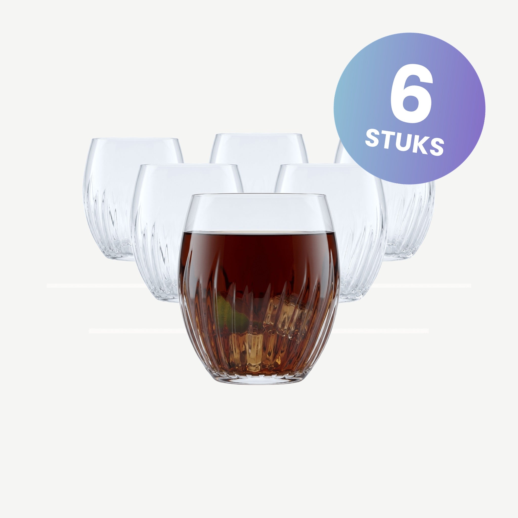 Luigi Bormioli Mixology Cocktail Ice Tumbler 50 Cl - set van 6 glazen