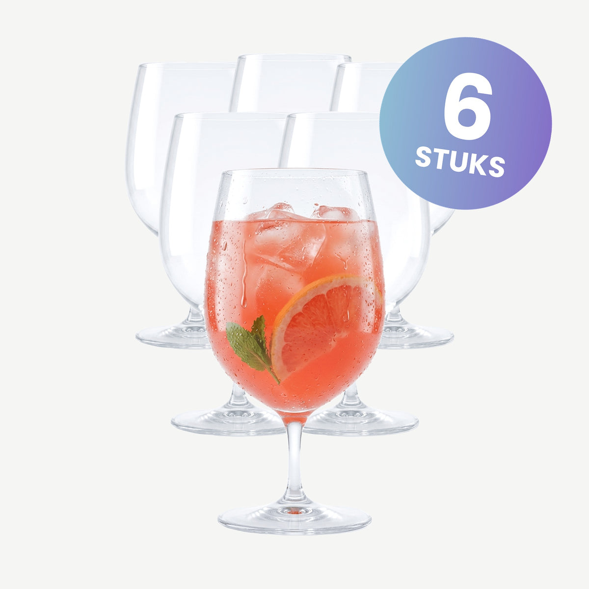 Luigi Bormioli Palace Waterglas 32 Cl - set van 6 glazen