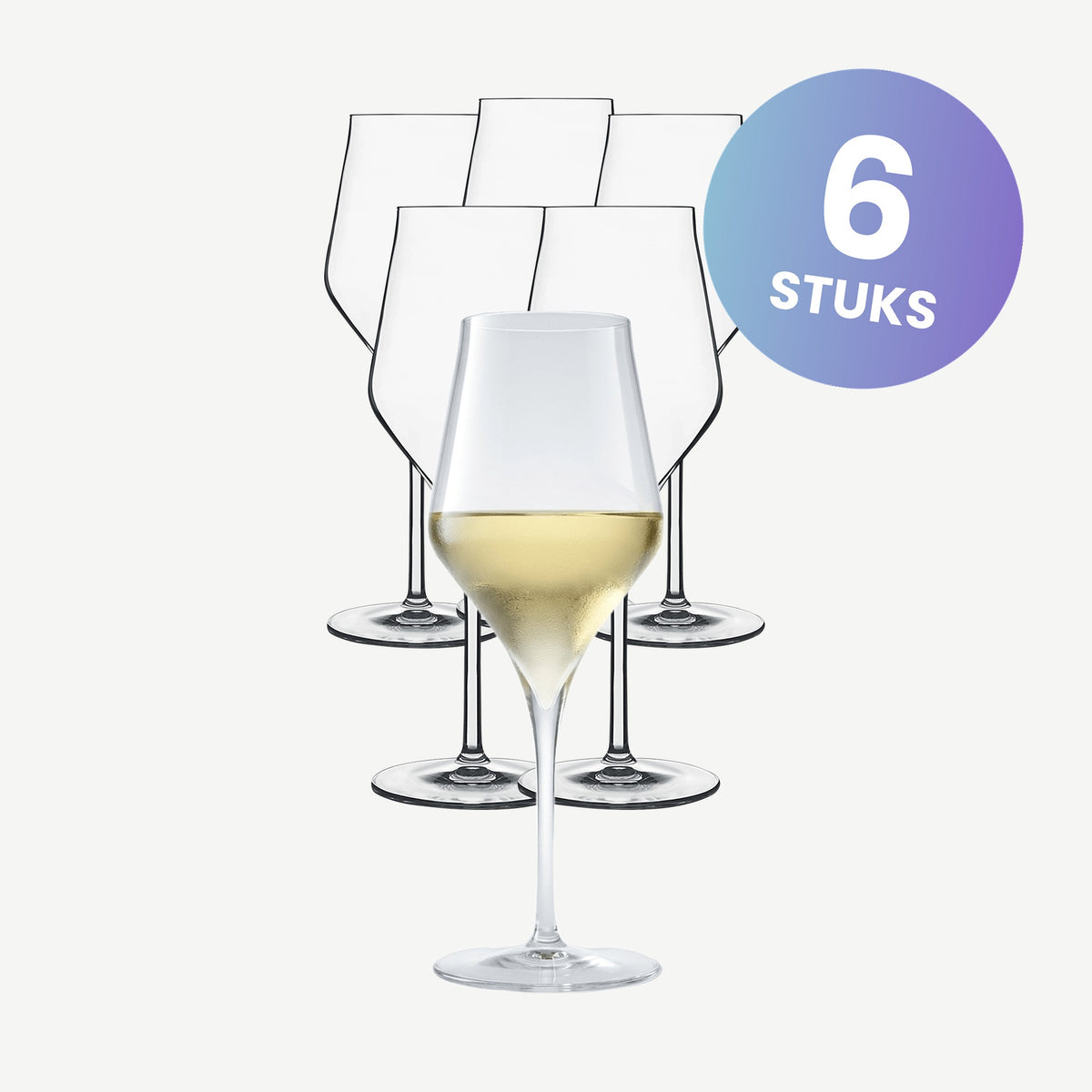 Luigi Bormioli Supremo Wijnglas 35 Cl Chardonnay - set van 6 glazen