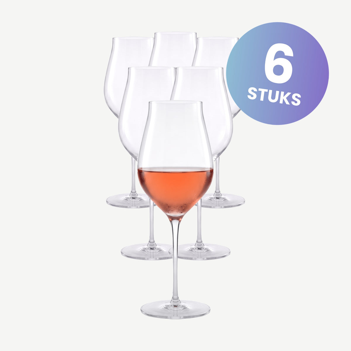 Luigi Bormioli Vinea Wijnglas 35 Cl - set van 6 glazen