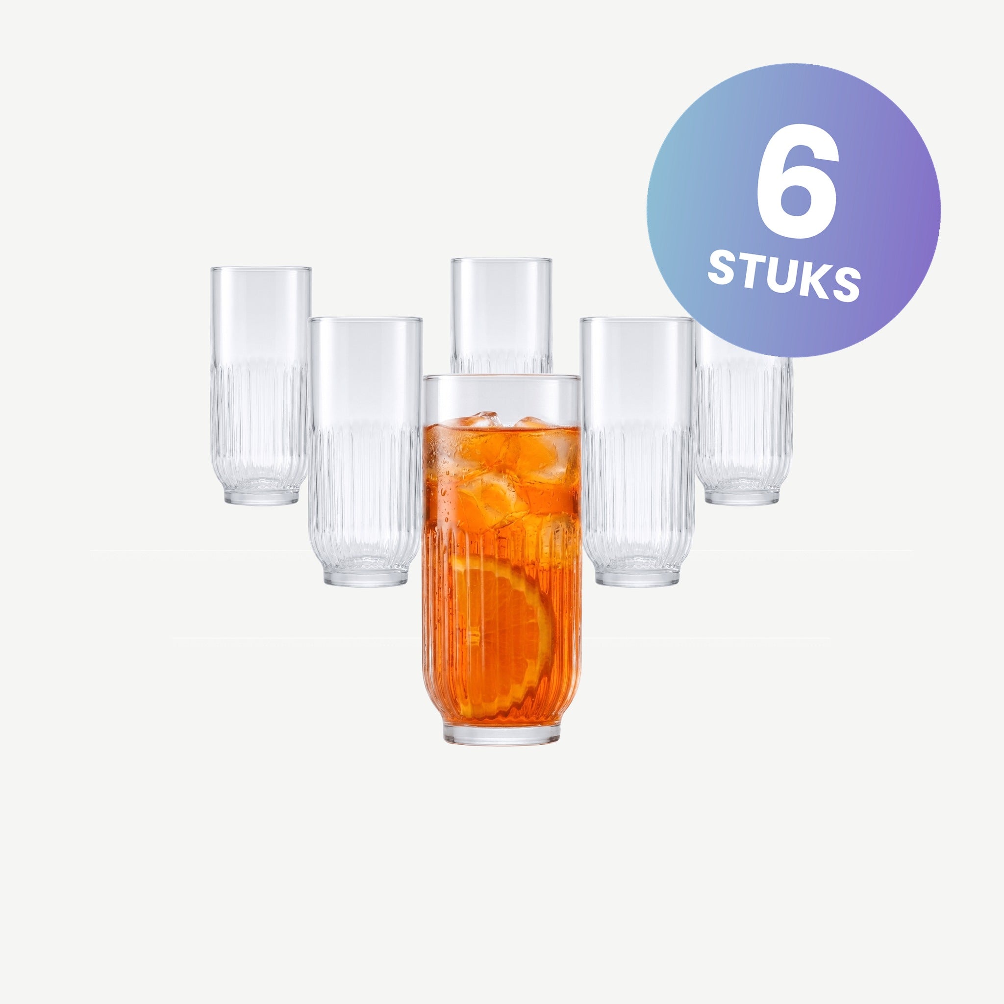 Mammoet Lily Longdrinkglas 40 Cl - set van 6 glazen