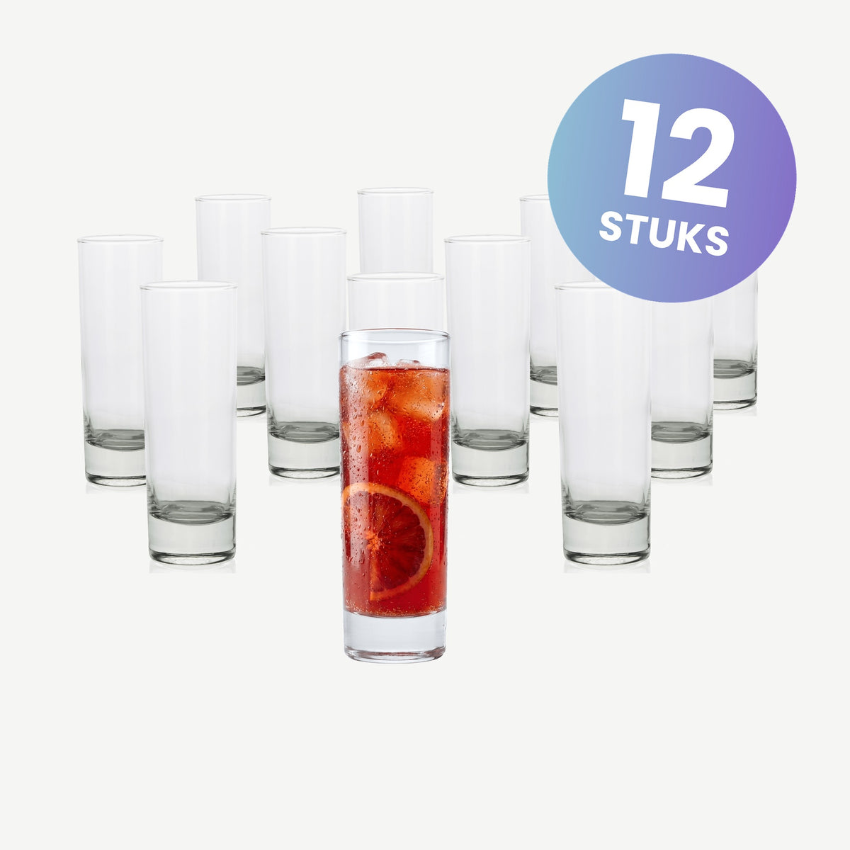 Mammoet Rock Roll Longdrinkglas 22 Cl - set van 12 glazen