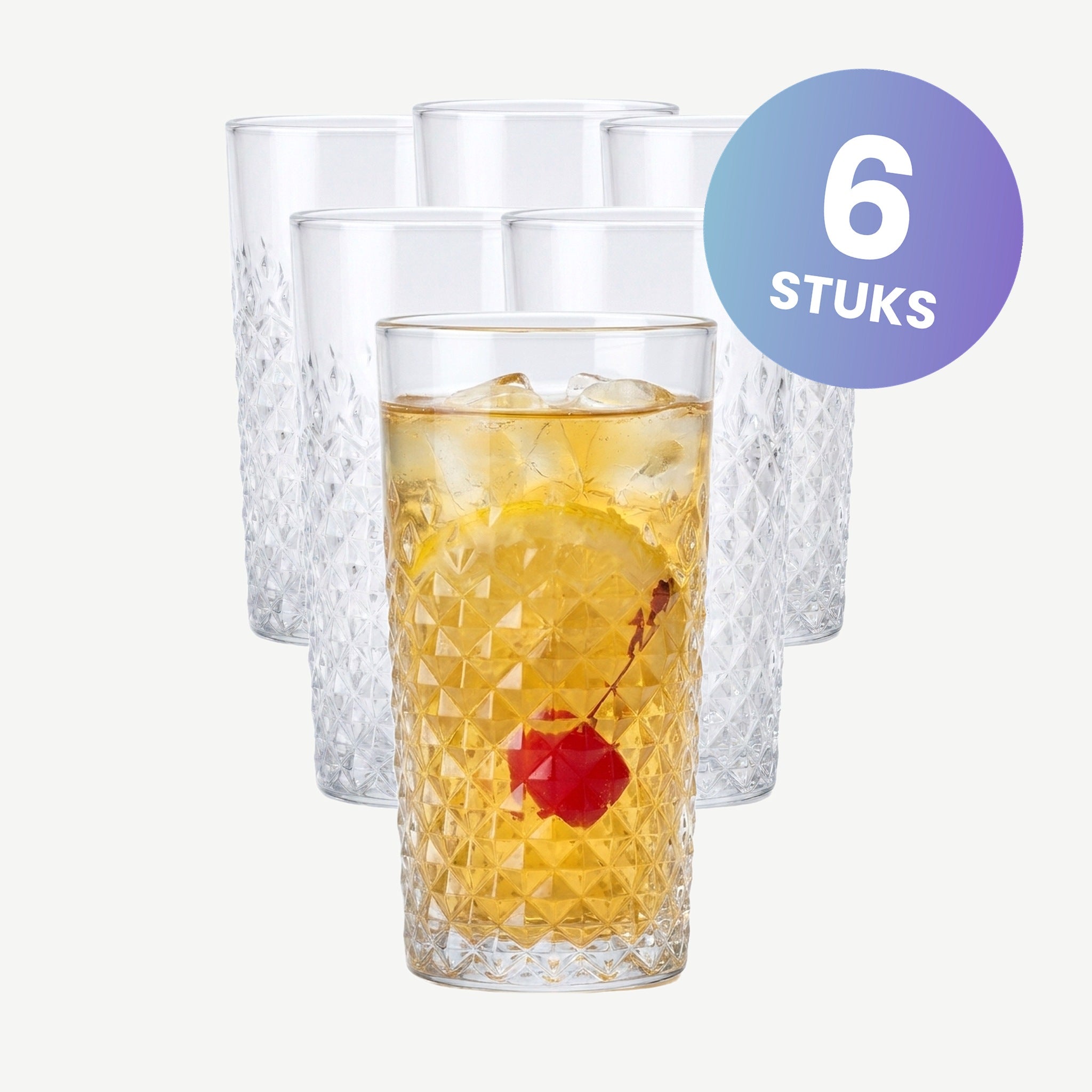 Onis Carats Longdrinkglas 41,5 Cl - set van 6 glazen