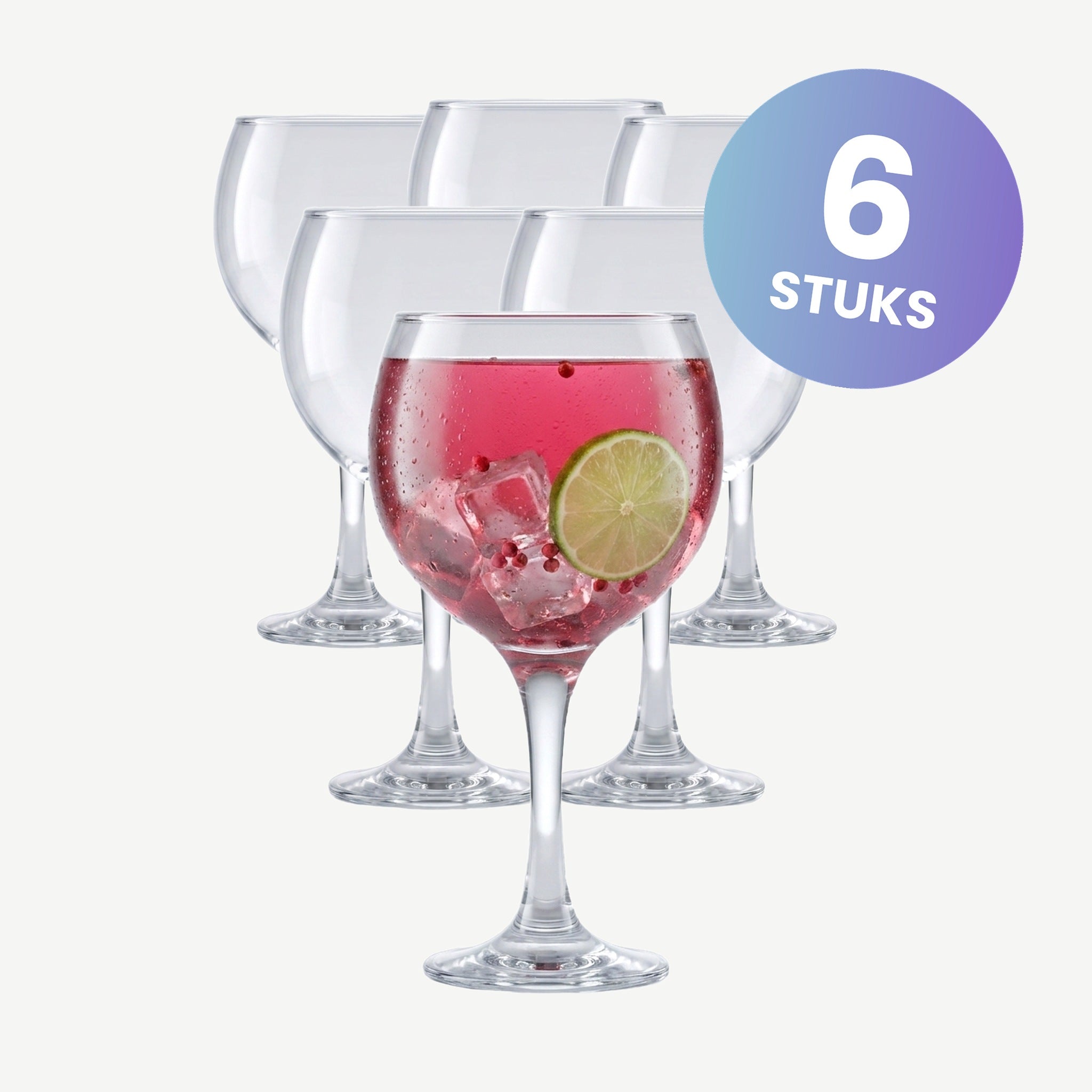 Pasabahce Bistro Gin Tonic Glas 63 Cl - set van 6 glazen