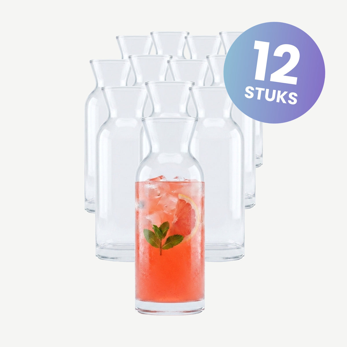 Pasabahce Modern Karaf 0,32 Liter - set van 12 glazen