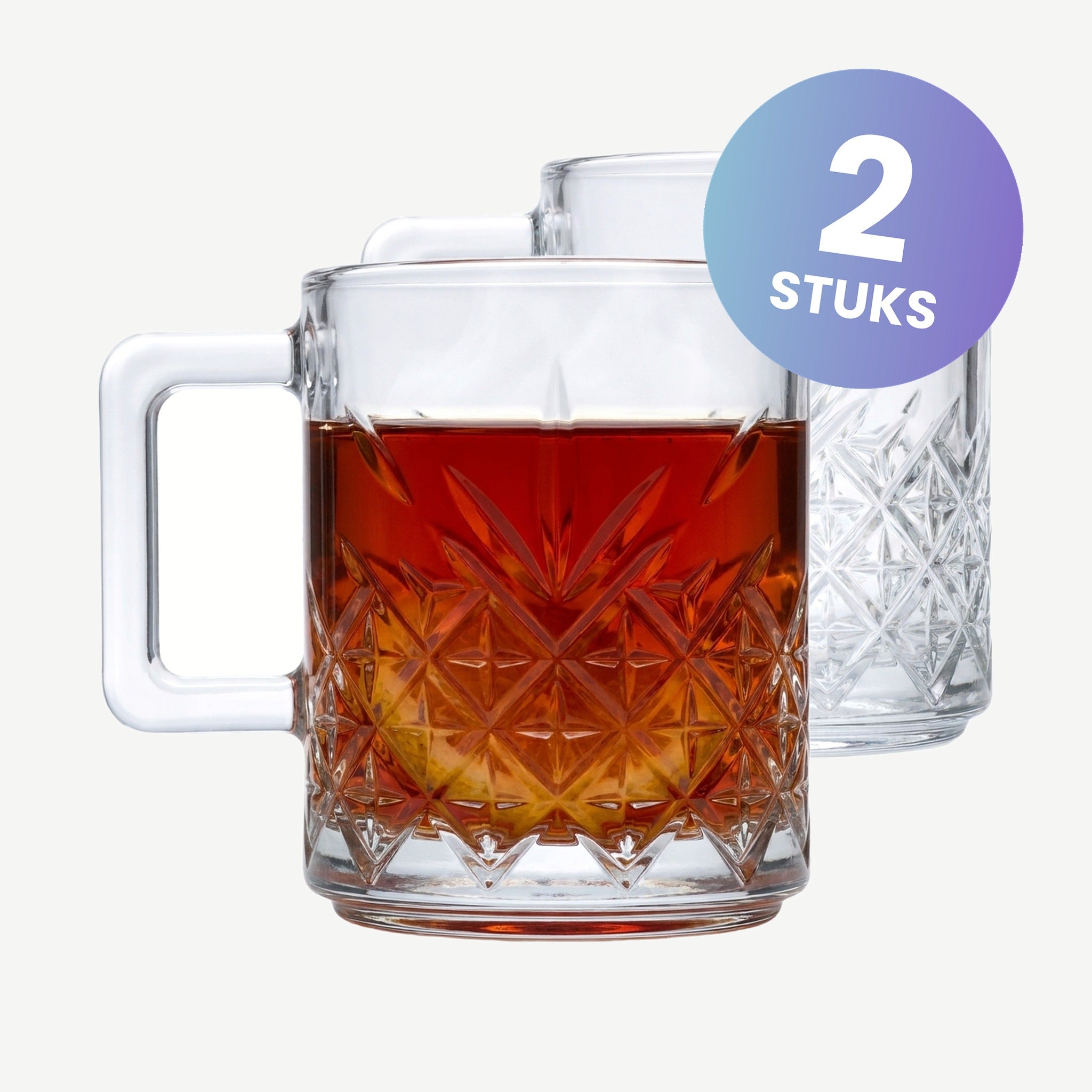 Pasabahce Timeless Theeglas 25 Cl - set van 2 glazen