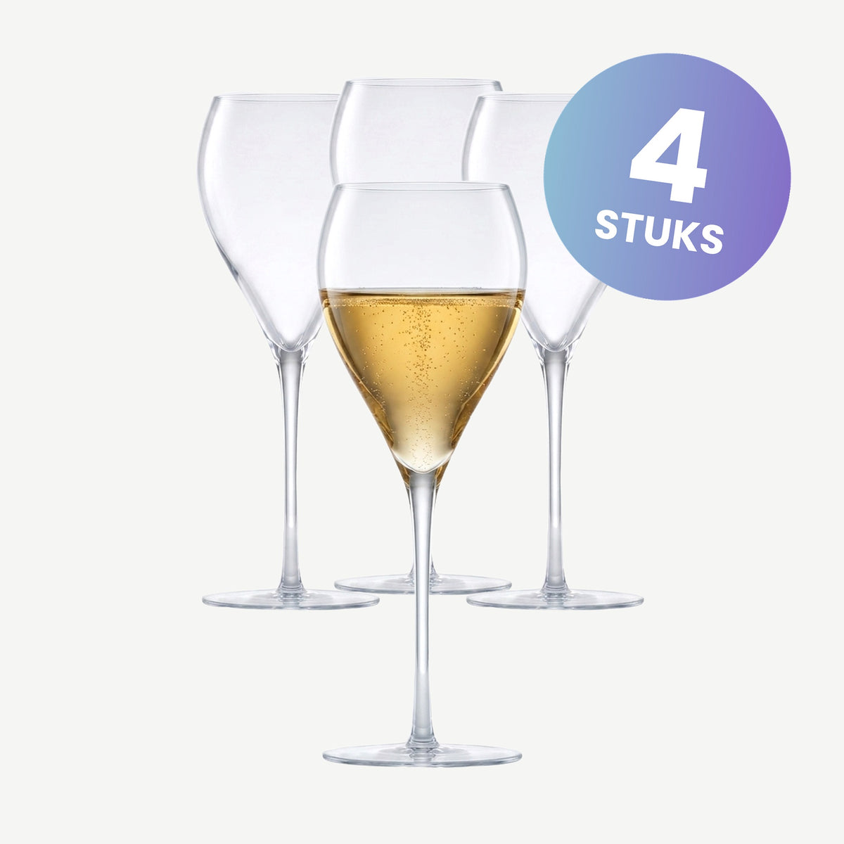 Schott Zwiesel Bar Special Premium Champagneglas 38,4 Cl met Mousseerpunt - set van 4 glazen