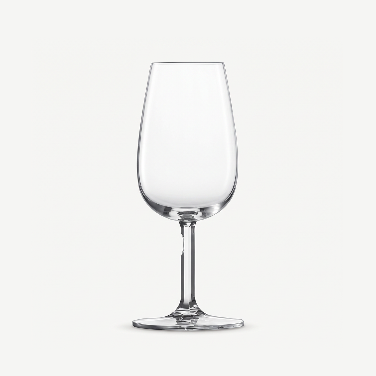Schott Zwiesel Siza Portglas 23 Cl - 6 Stuks leeg op gebroken witte achtergrond