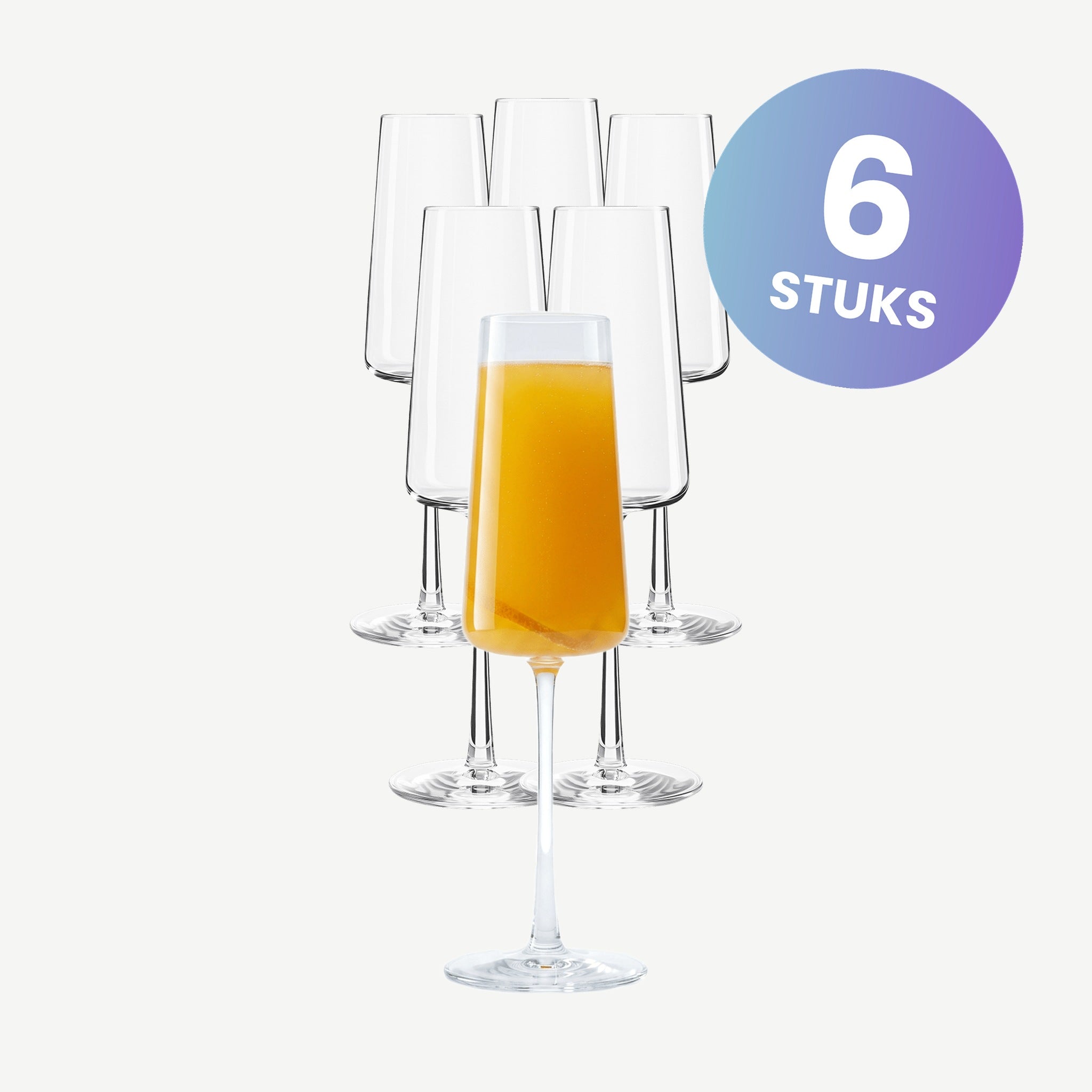 Stölzle Lausitz Power Champagneglas / Flute 24 Cl - set van 6 glazen