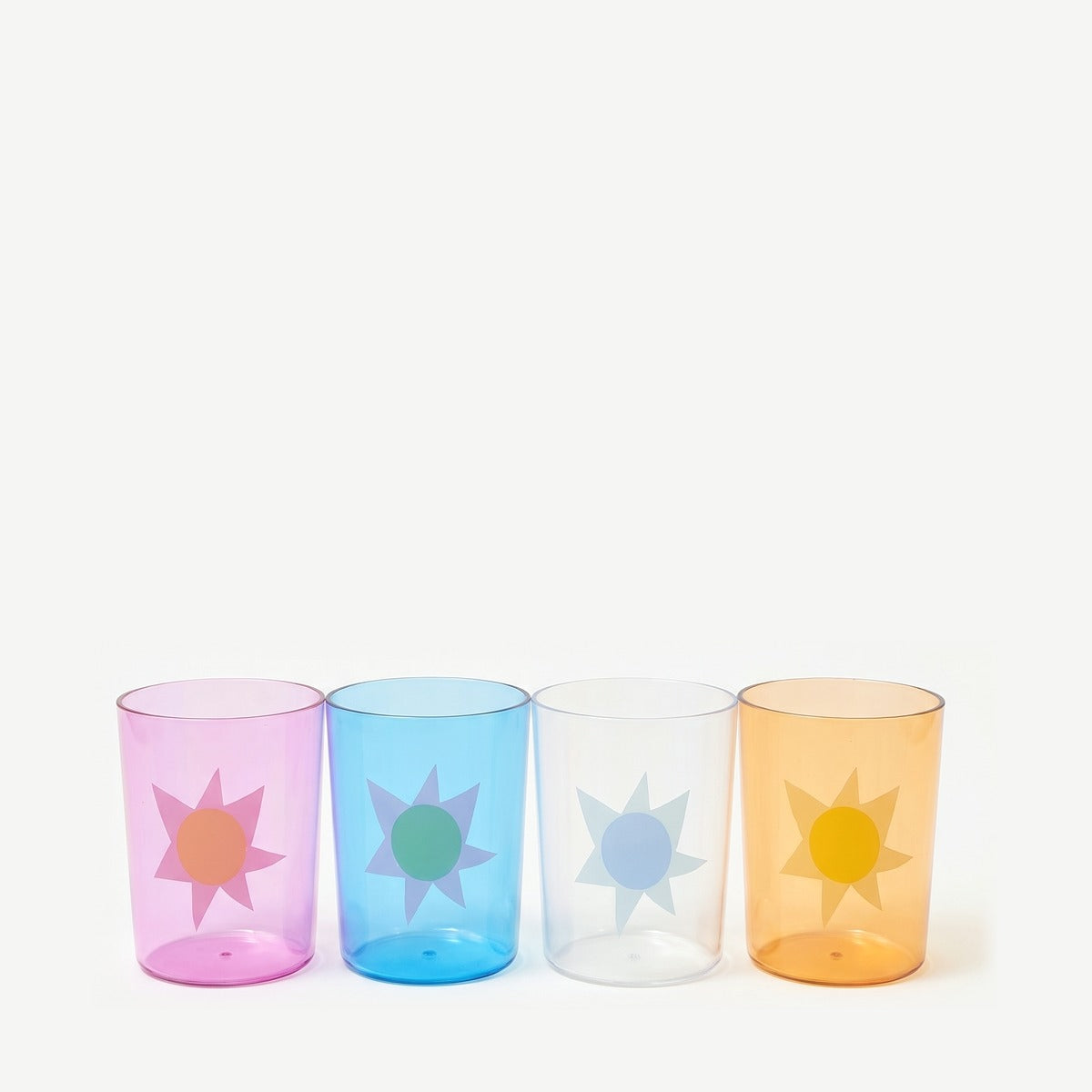 Sunnylife Poolside Entertaining Longdrinkglas - 4 Stuks leeg