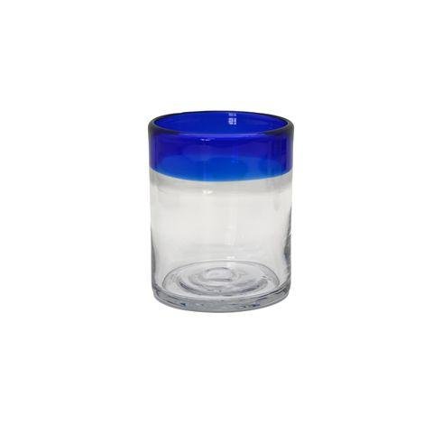 Bar Professional Tumbler Blauwe Rand 30 Cl - Glazen.nl