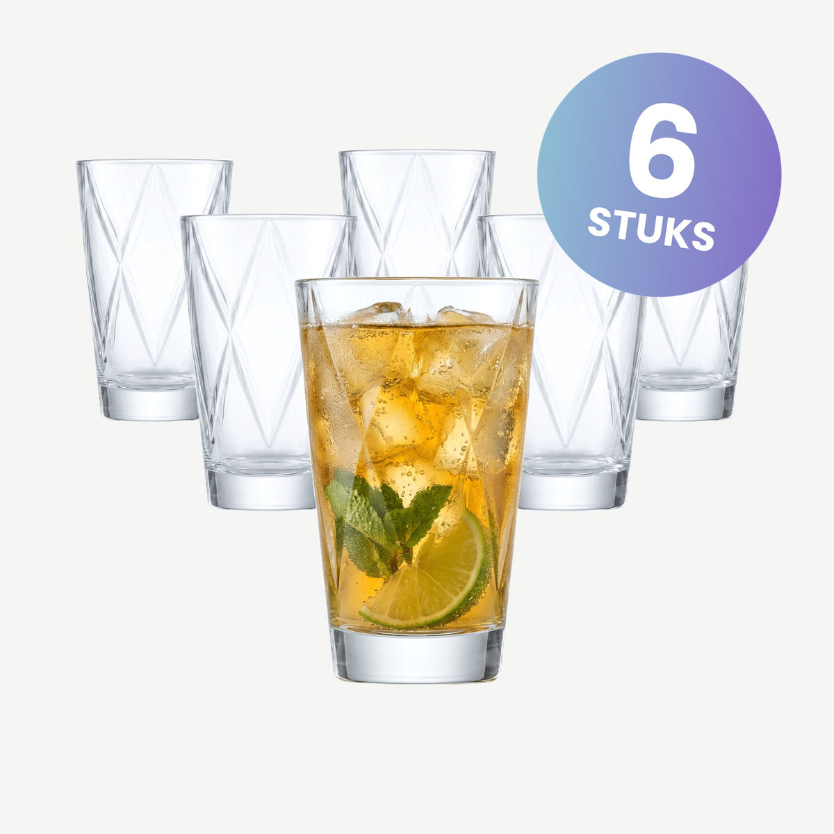 Vidivi Concerto Longdrinkglas 41 Cl - set van 6 glazen