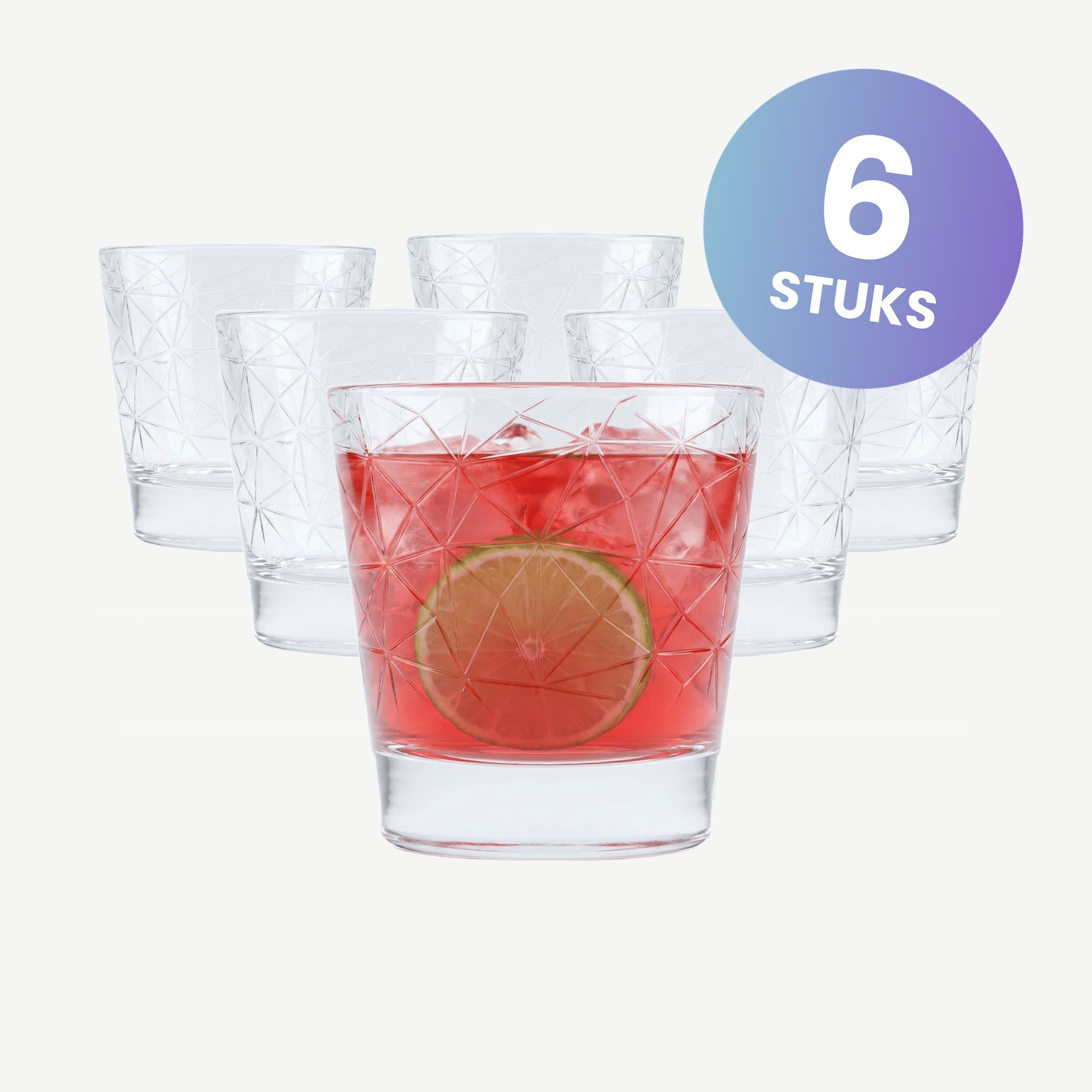 Vidivi Dolomiti Tumbler 29 Cl - set van 6 glazen