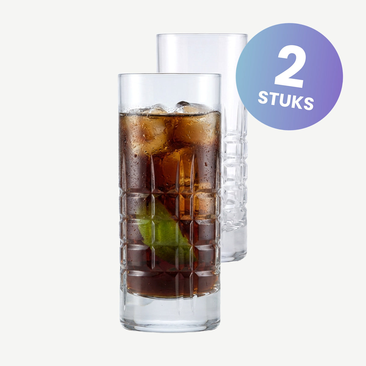 Zwiesel Glas Destille No. 1 Basic Bar Classic Longdrinkglas 31 Cl in Geschenkverpakking - set van 2 glazen