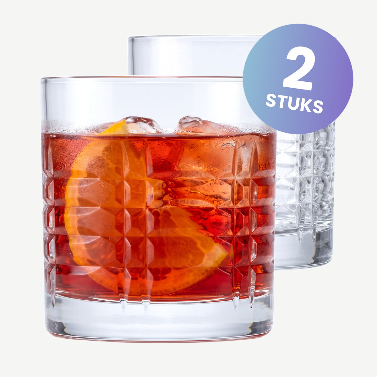 Zwiesel Glas Destille No. 1 Basic Bar Classic Old Fashioned Glas 37 Cl in Geschenkverpakking - set van 2 glazen