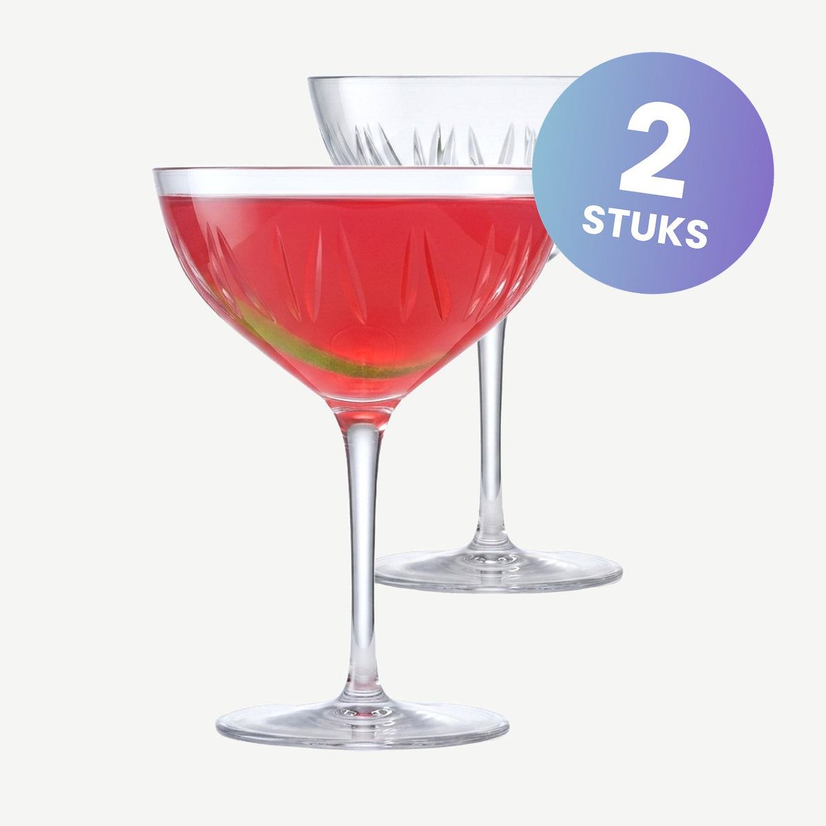 Zwiesel Glas Destille No. 2 Basic Bar Motion Cocktailglas 20 Cl in Geschenkverpakking - set van 2 glazen