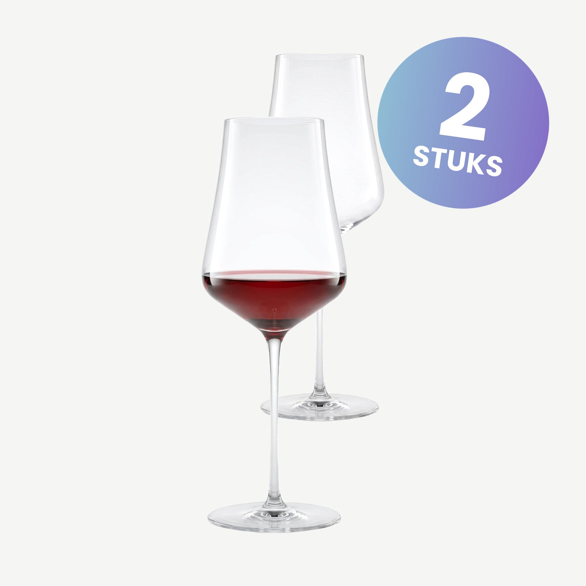 Zwiesel Glas Duo Wijnglas 54,8 Cl met Mousseerpunt in Geschenkverpakking - set van 2 glazen