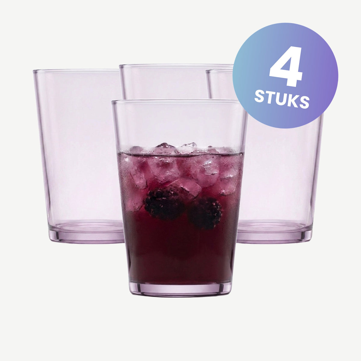 Zwiesel Glas Together Waterglas 54,8 Cl Lila - set van 4 glazen