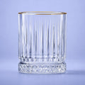Pasabahce Elysia Becher 35,5 cl Goldrand - 4 Stück