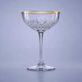 Pasabahce Timeless Champagnerglas / Coupe 27 Cl Goldrand - 4 Stück