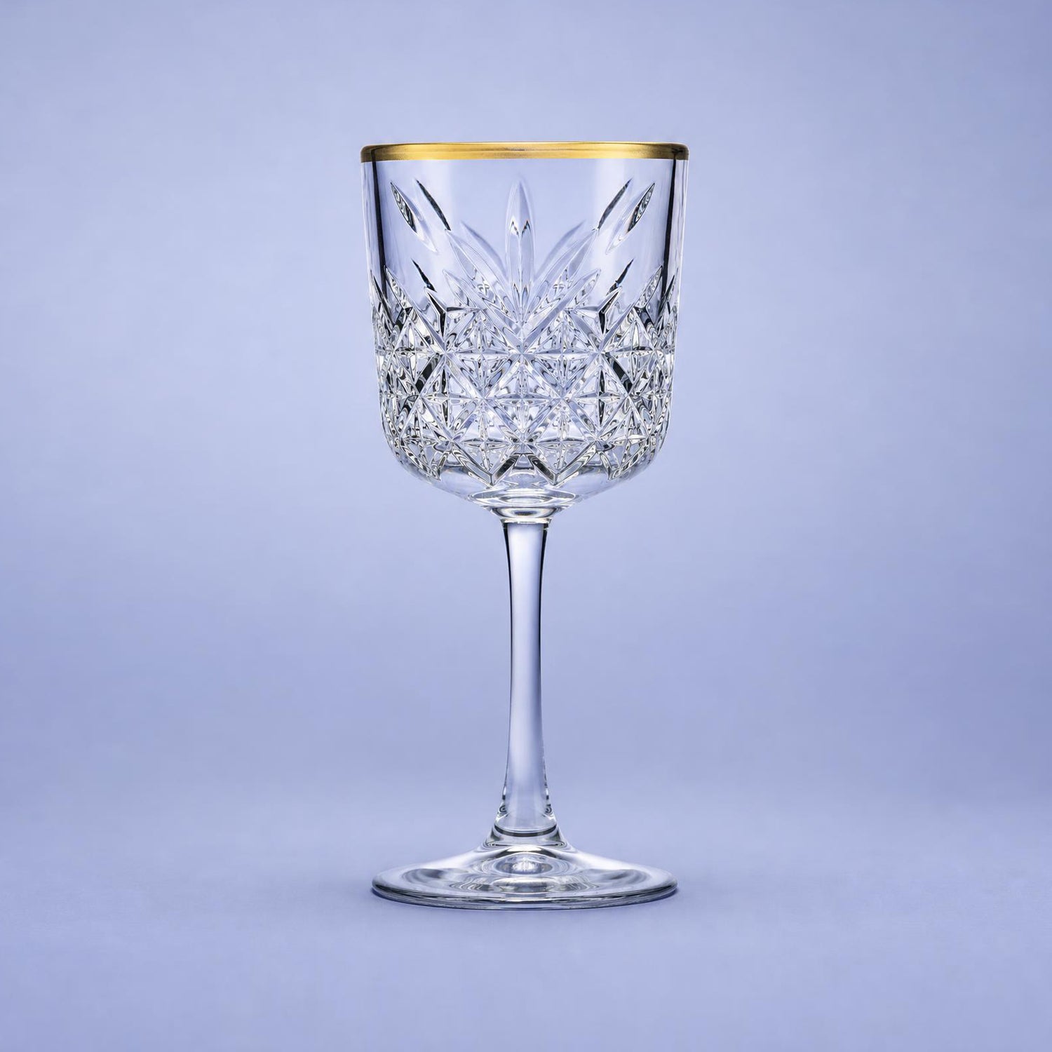 Pasabahce Timeless Wijnglas 33 Gouden Rand - 4 Stuks - Glazen.nl