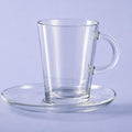 Pasabahce Tribeca Teeglas 40 Cl und Untertasse Oval 13x18,5 - 2 Stück