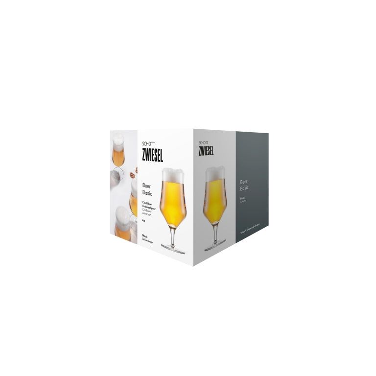 Schott Zwiesel Beer Basic Craft-Bierglas 30 Cl mit Füllstrich – 4 Stück