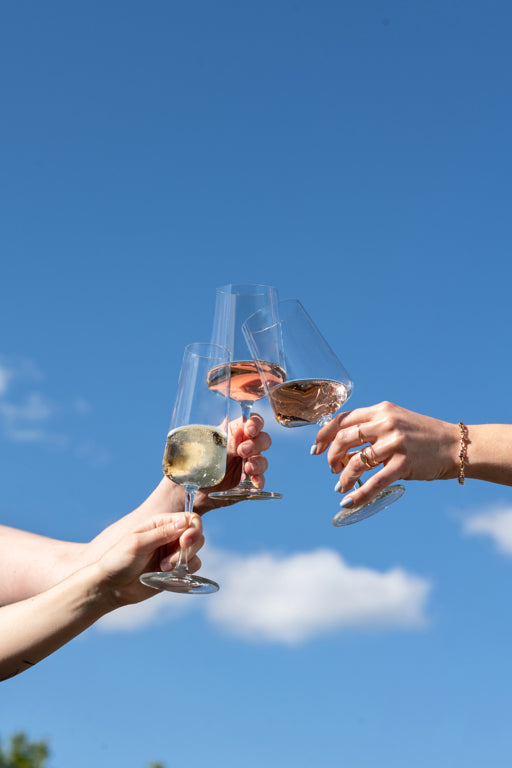 Schott Zwiesel MioVino Champagnerglas 26 Cl mit Moussierpunkt – 4 Stück
