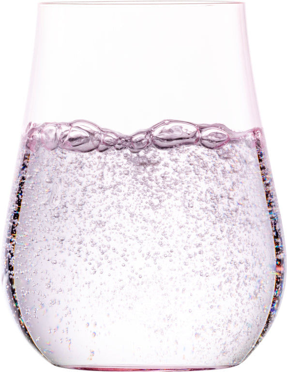 Zwiesel Glas Kolibri Tumbler Allround 49,8 Cl mit Maßstrich Rosa – 2 Stück