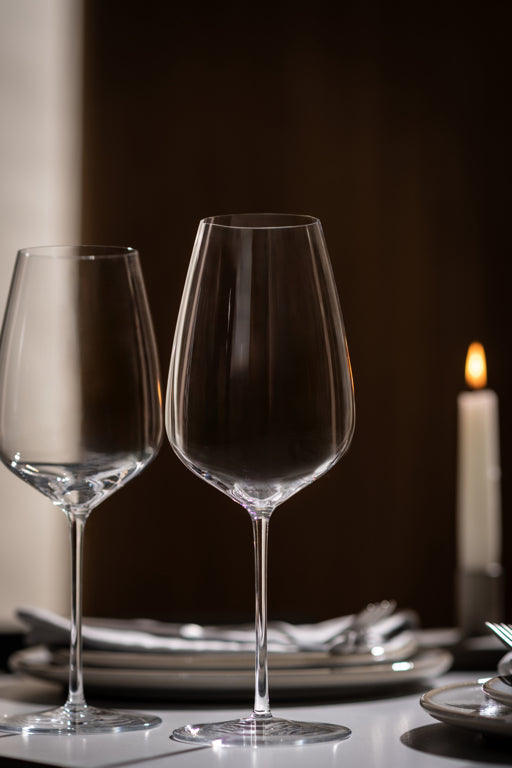 Zwiesel Glas Perfect Match Weinglas 56,3 Cl mit Moussierpunkt – 2 Stück